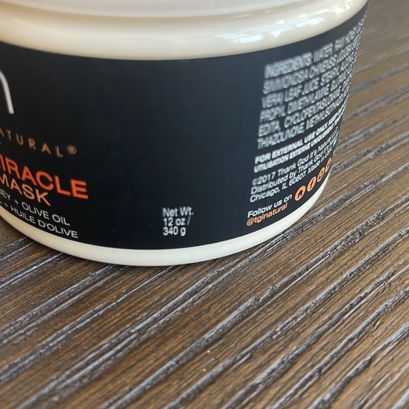 TGIN Honey Miracle Hair Mask Deep Conditioner 12 oz ~NEW~ - Picture 3 of 4